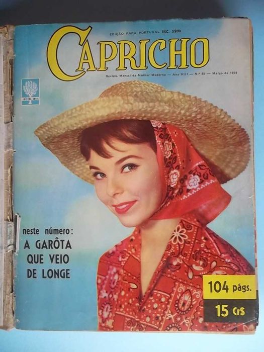 CAPRICHO - 8 Revistas de 1959