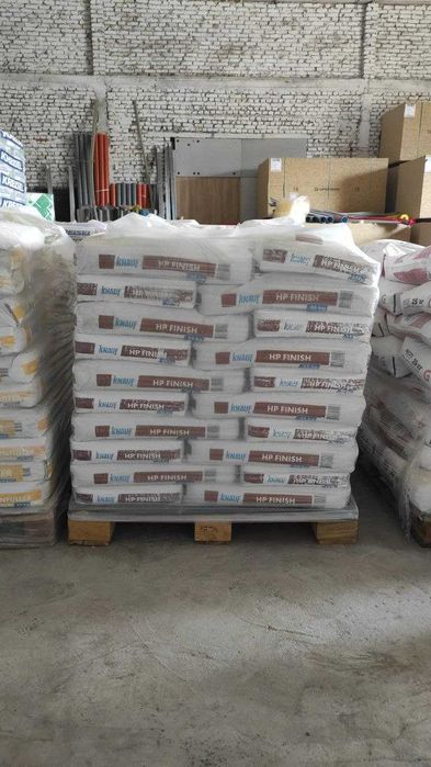 Штукатурка гіпсова Кнауф Старт (30 кг), Кнауф Фініш (25кг)