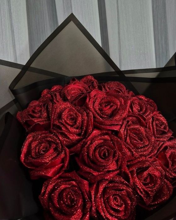 Букети з атласних стрічок