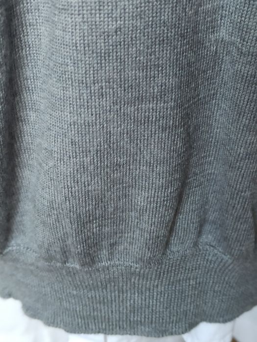 Sg Wełniana kamizelka męska L , XL wool szara kamizelka L, XL