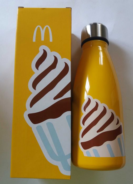 Novo preço-McDonald’s 30 ano ofi garrafa aço inoxidável 550ml- € c/