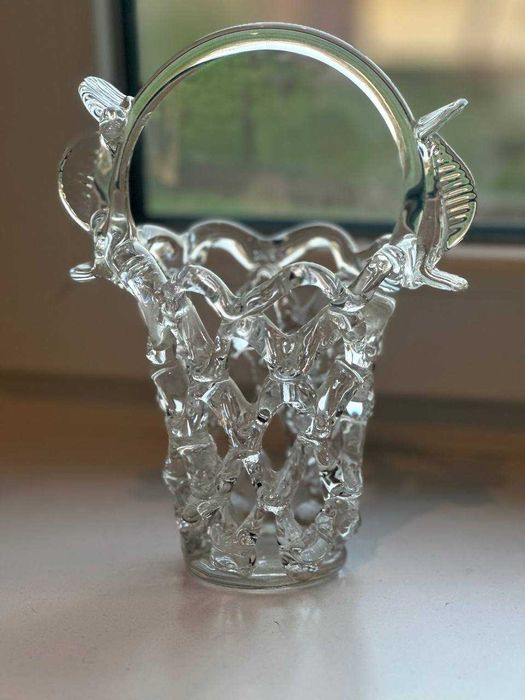 Декоративна скляна ваза