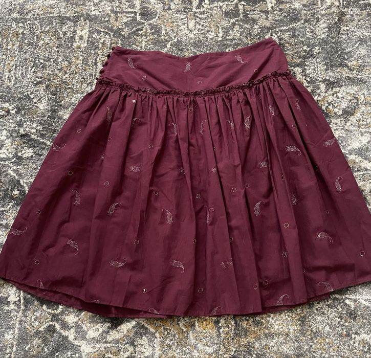 Bordowa spodnica Florence+Fred 42