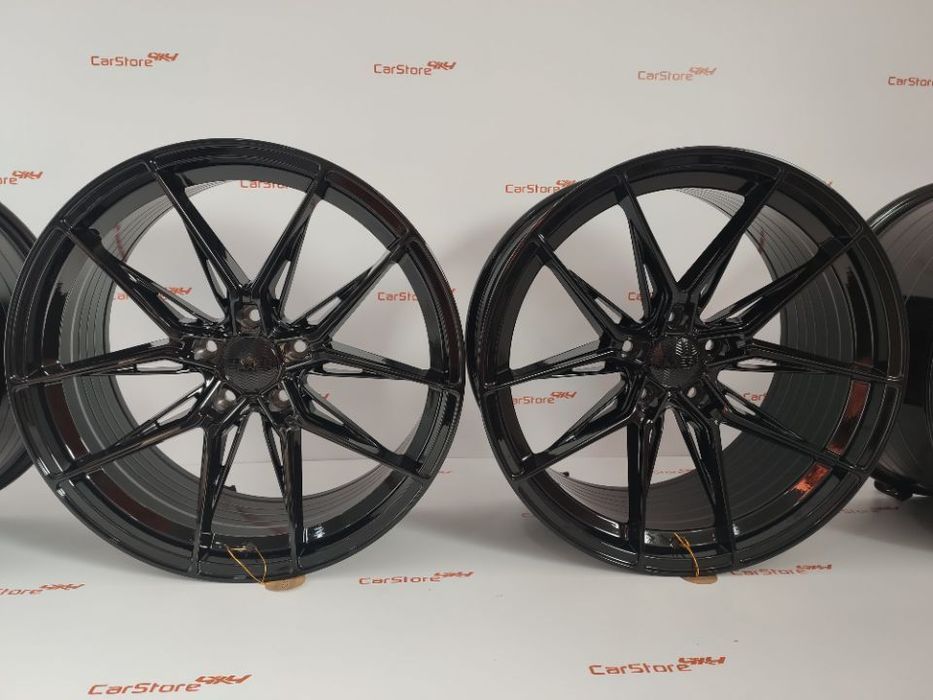 Jantes Haxer HX036 19 x 8.5 ET33 + 9.5 et 40 5x120 72.6 Preto Brilhant