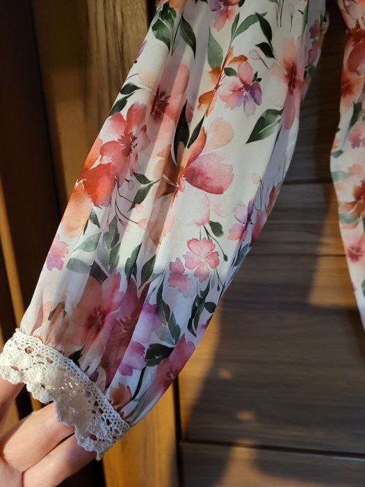 Bluzka damska L kwiaty