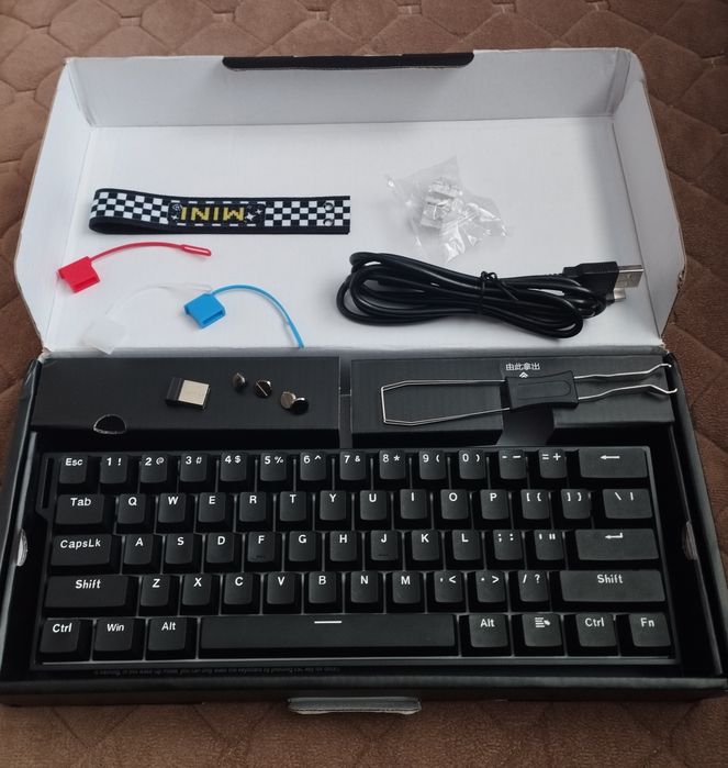 AULA MINI 60HE магнітна клавіатура (tri mode)