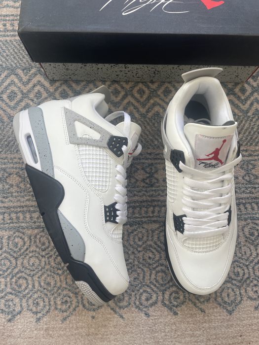 Nike Air Jordan 4 White Cement 2025