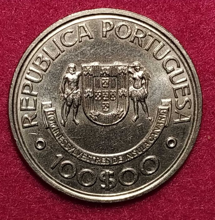 Portugal - moeda de 100 escudos de 1989 Canárias