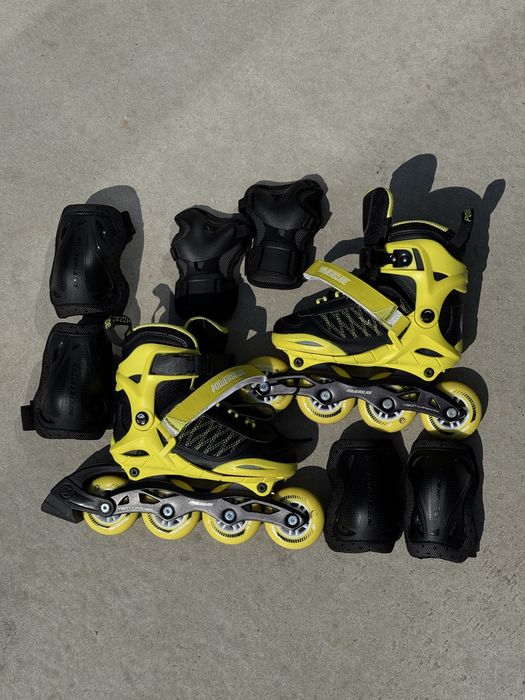 Роликові ковзани Powerslide  33/36 + комплект захисту