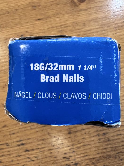Pregos Brad Tacwise 18G/32mm (1 1/4") – Novo em Caixa de 4000 Unidades