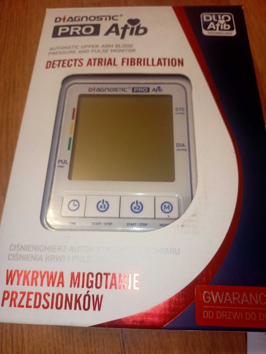Ciśnieniomierz Diagnostic Pro. Wykrywa migotanie przedsionków.