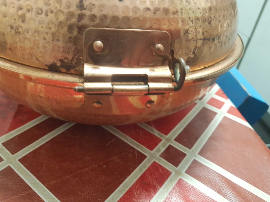 Cataplana antiga cobre