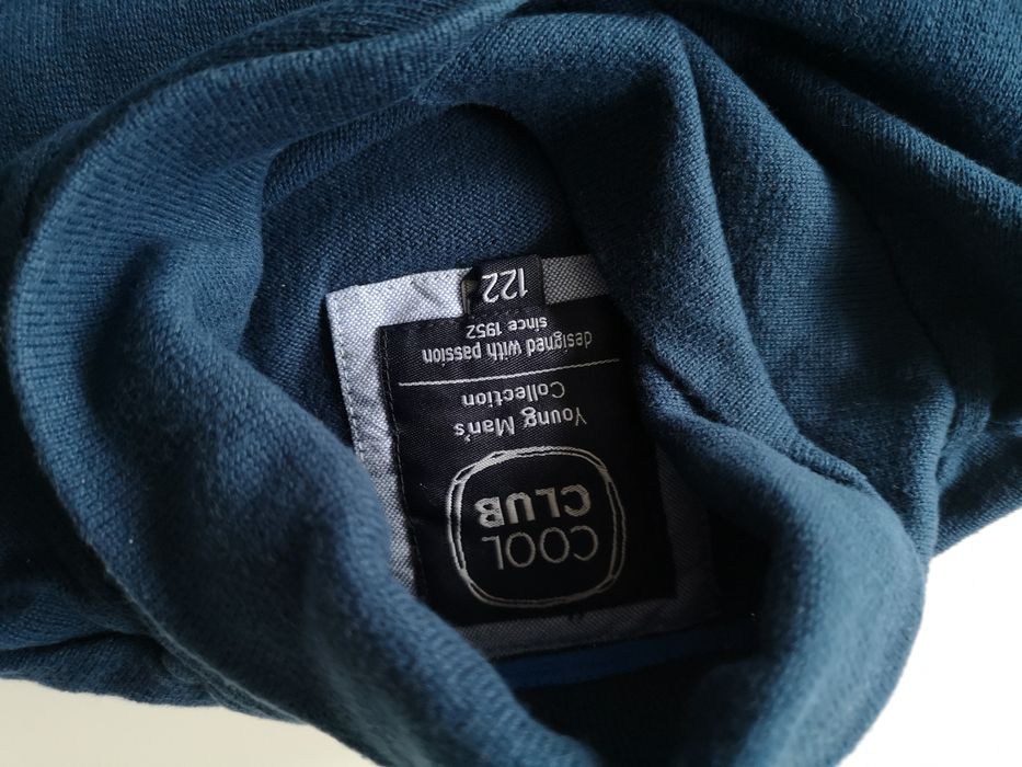 Granatowy sweter cool club young mans collection 122