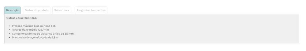 Duche monocomando - Nova com embalagem