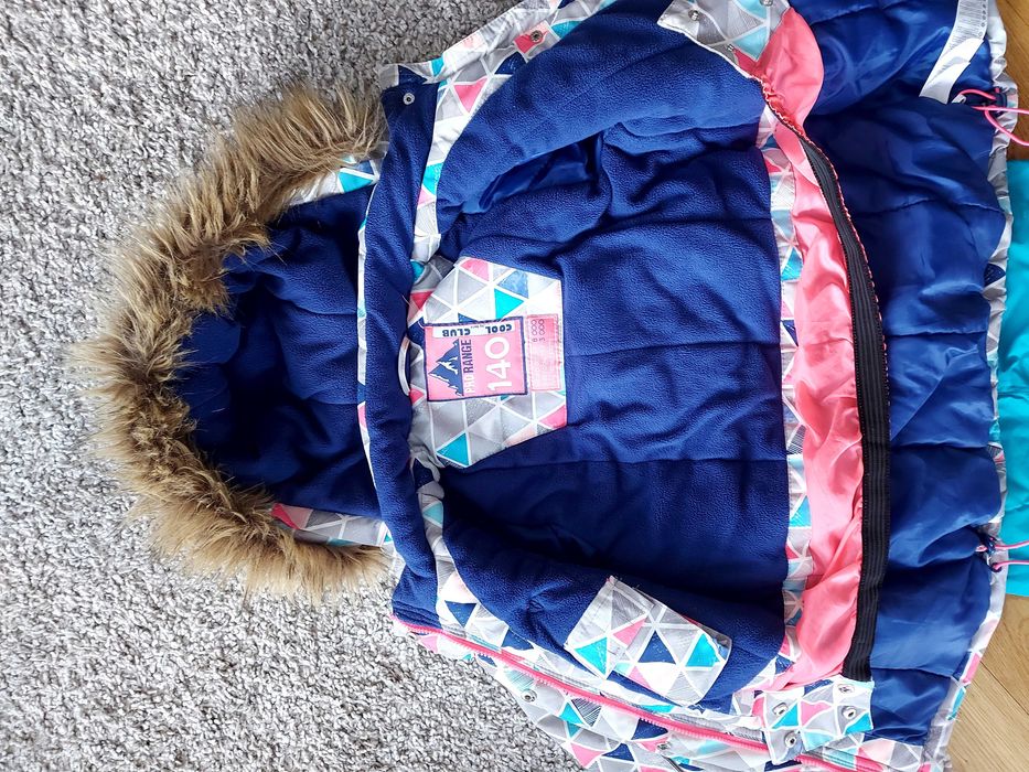 Kurtka dziewczęca rozm.140 + spodnie gratis