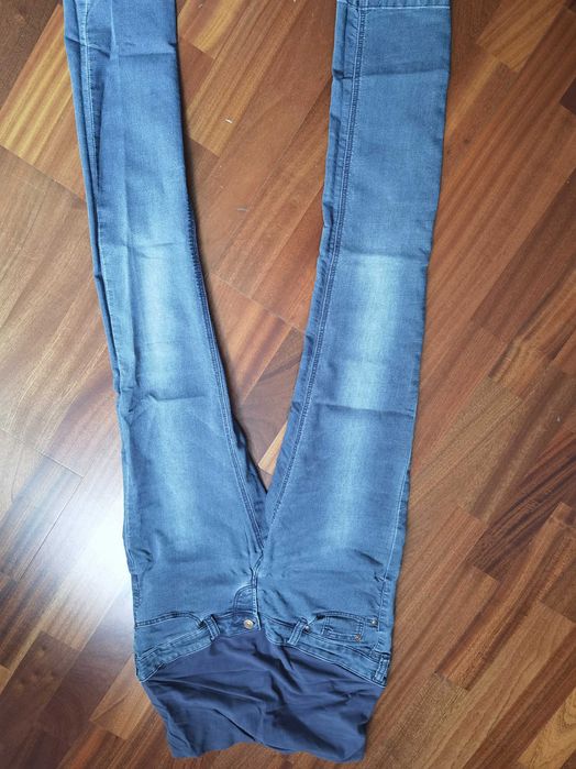 Spodnie jeansy 38 bluzki ciążowe HM mama