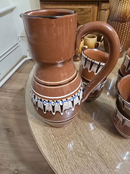 Naczynia zestawy ceramika PRL vintage