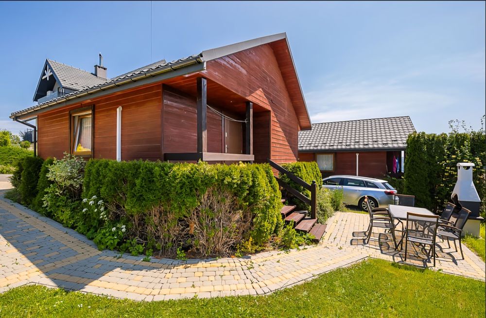 ,,Kiczara"Domki/pokoje nad J.Solińskim -punkt widokowy Polańczyk