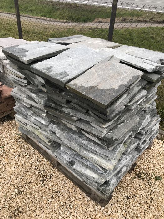 ŁUPEK NATURALNY SERPENTYNIT Kamień na Taras, Chodnik, Płyty Deptakowe