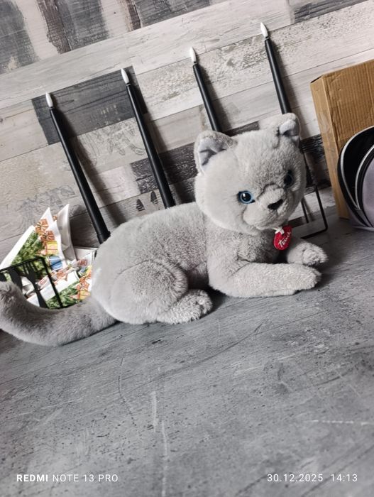 Котик м'яка іграшка