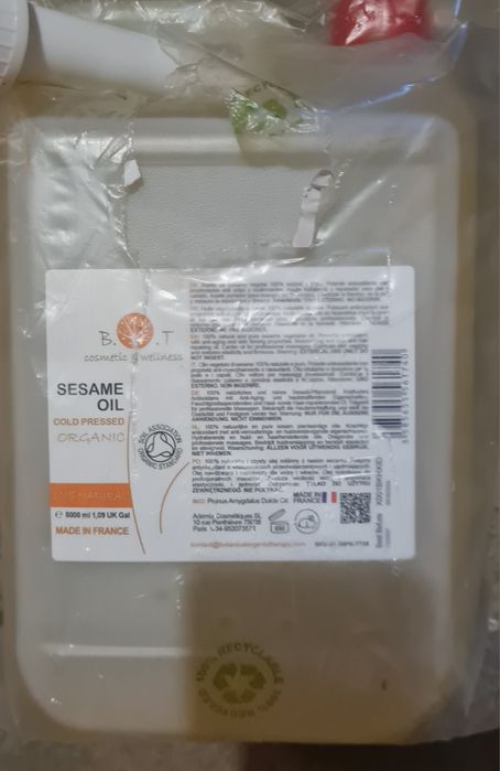 Olej sezamowy 5l cosmetic wellness