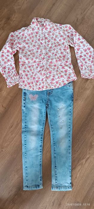 Set - Pants + Shirt - Girl - Like New!