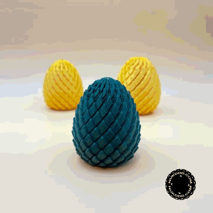 Ovo Dragão Articulado em Impressão 3D