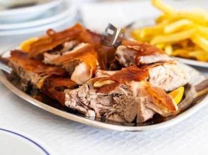 Leitao assado de excelencia