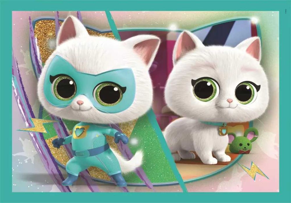 Puzzle Disney Junior Super Kitties 4in1 4 puzzles 12+16+20+24 peças