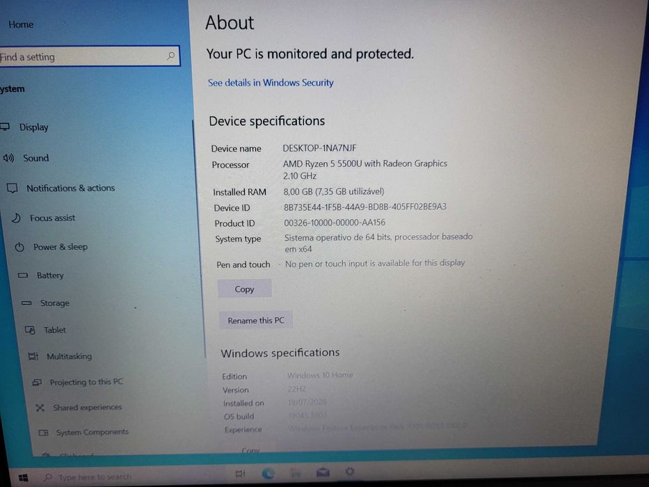 Portatil acer aspire 5 ryzen 5 8gb ram