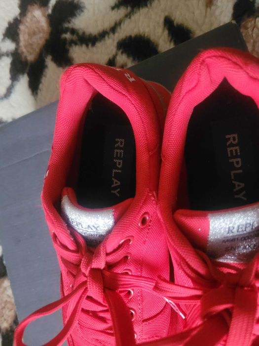 Super lekkie sneakersy na platformie Replay Penny wkł.24,5cm superstan