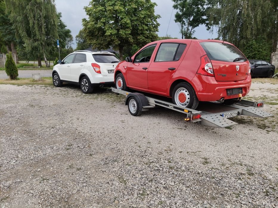 Wynajme przyczepę lawetę Kat b i b+e