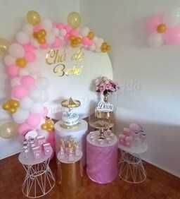 Decoração chá de bebé, chá revelacão