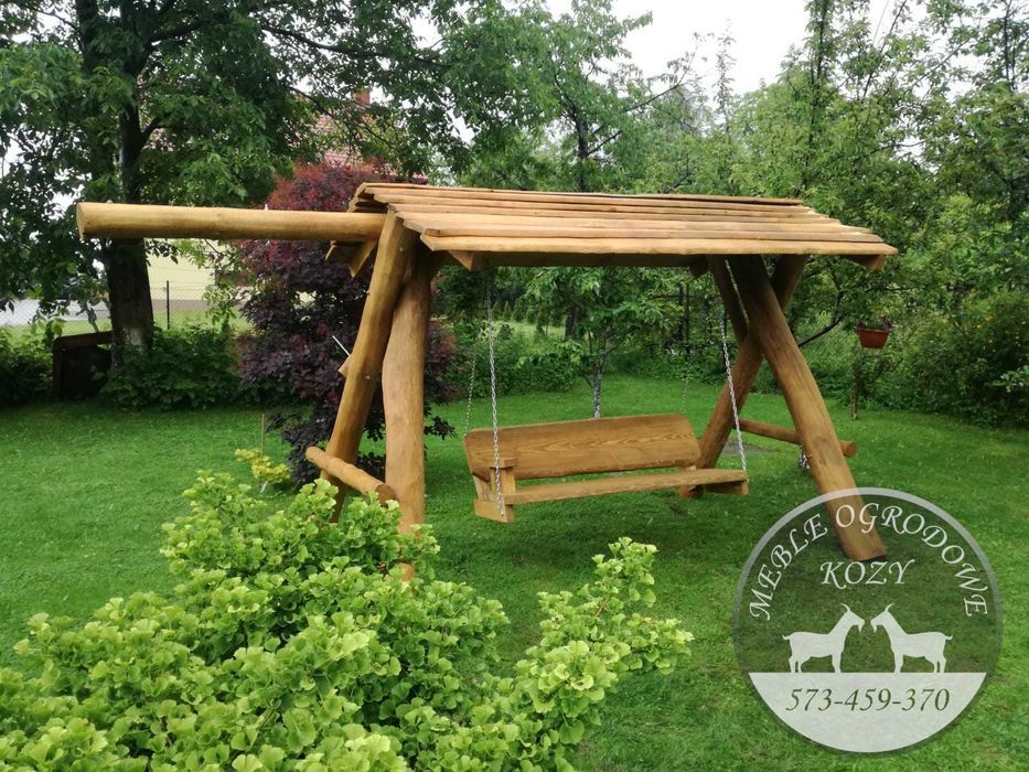 CENY DO KOŃCA LUTEGO! Drewniana altana góralska z meblami Altanka