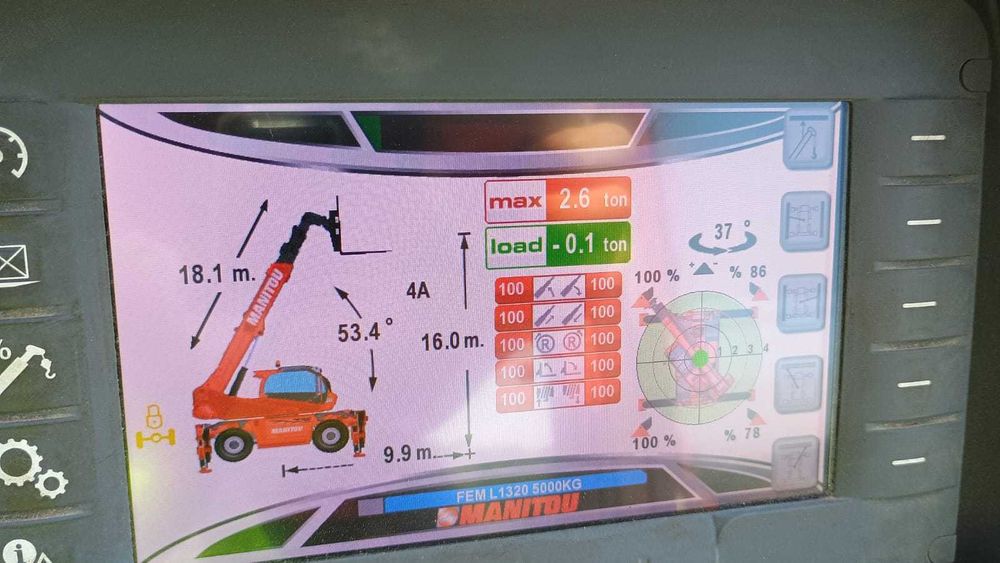 Wynajem ładowarek teleskopowych  CAŁY KRAJ Magni TH 6.20 6t 20m