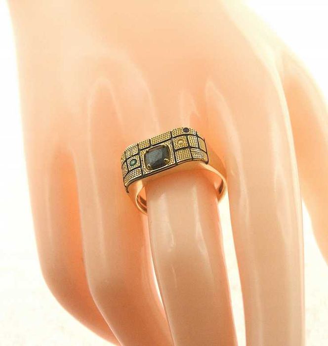 Złoty sygnet ZŁOTO_ pr.585 r.23 CUDO