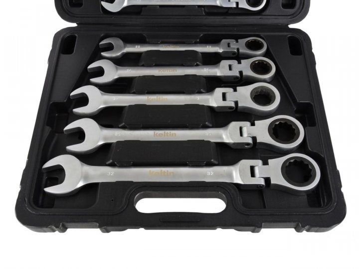 Набор трещеточных ключей 9-32 мм 13 ед. Keltin 00105