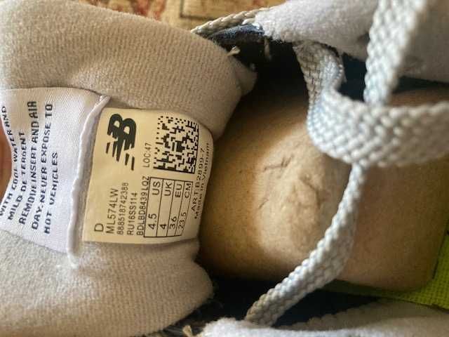 кроссовки New Balance 574   36 размер