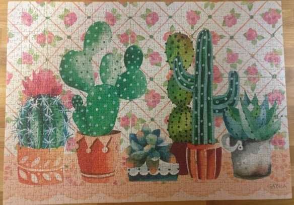 Puzzle Heye Lovely Times Familia  Cactus Family de 1000 Peças