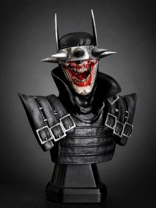 The Batman Who Laughs – Busto Impresso em 3D e Pintado à Mão | NexoStudios