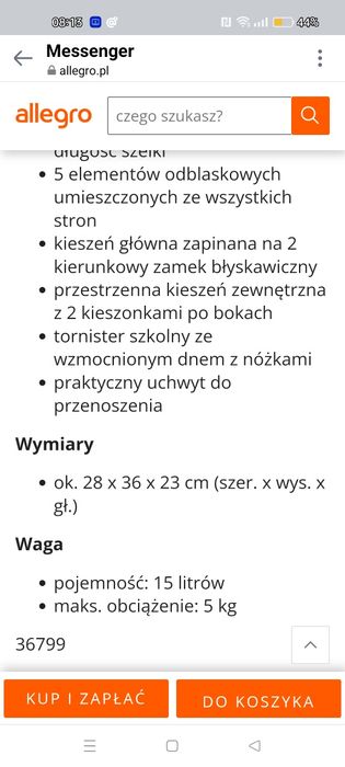 Super plecak szkolny lub podróżny
