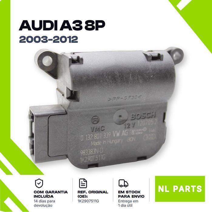 Motor do aquecimento Audi A3 8P 1K2907511G (2003-2012)
