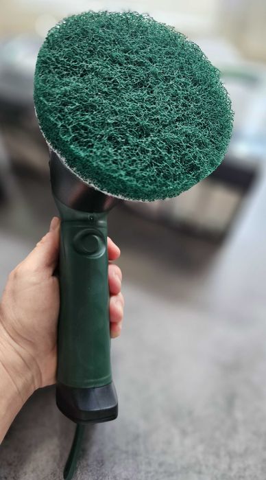 Szczotka Elektryczna Bezprzewodowa 7w1 z Wyświetlaczem LCD - Zielona