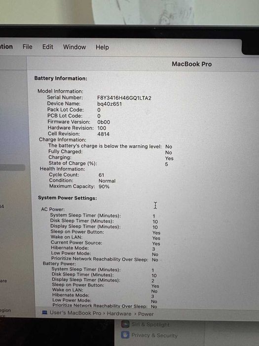 Mac Book Pro m3 2023 16gb RAM 512gb SSD
