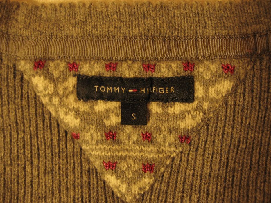 TOMMY HILFIGER Damska kamizelka wełniana jak nowa S