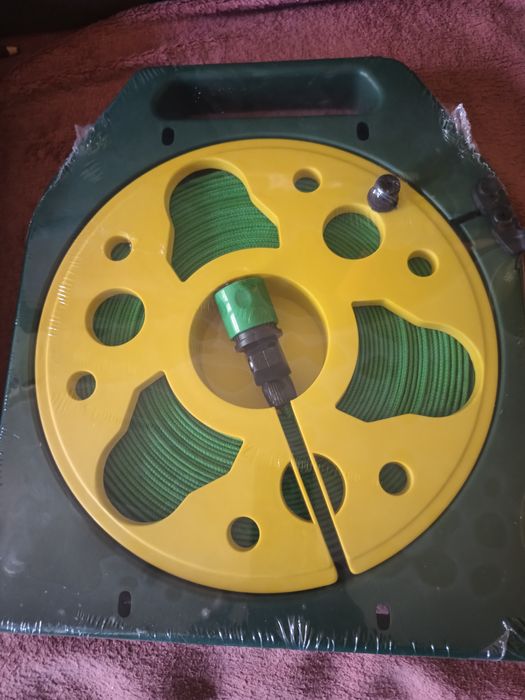 Płaski szlauch na wodę -15 m w kasecie, wąż