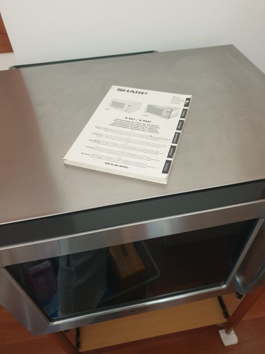 Microondas inox com grill