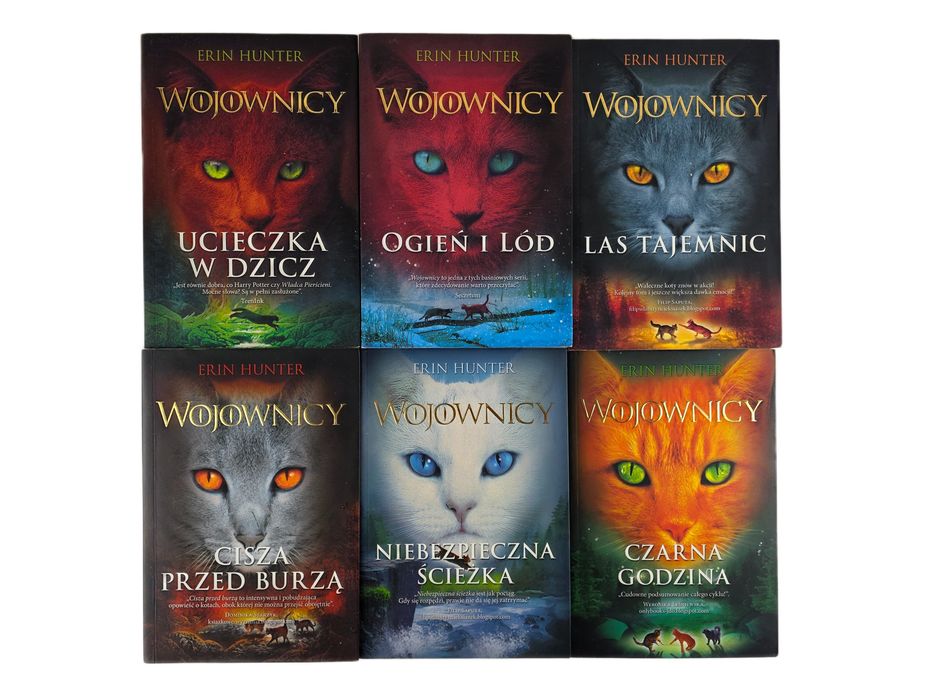 Wojownicy 1-6 / Erin Hunter / Zestaw Książek