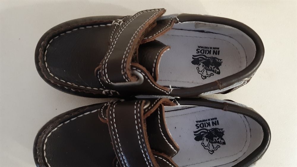 Sapatos de vela em couro In Kids Original