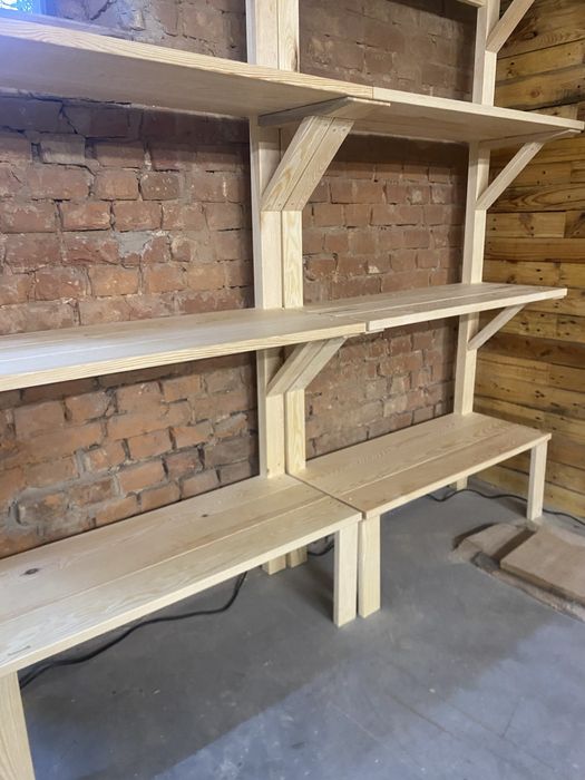 Regał do spiżarni sklepowy ekspozytor 100x40x200